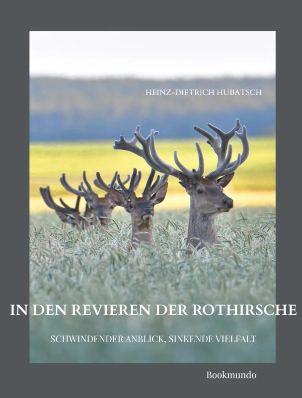 In den Revieren der Rothirsche – Heinz-Dietrich Hubatsch – boek cover