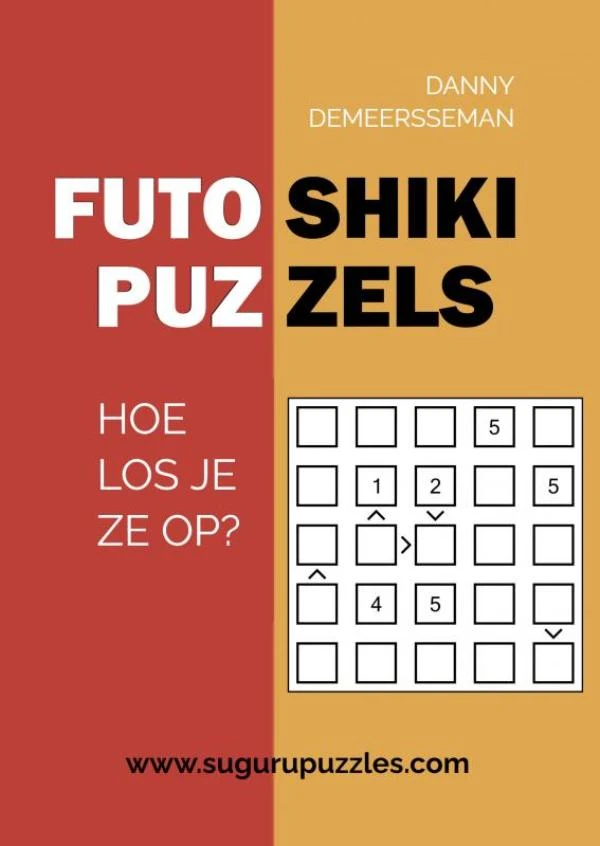 Futoshiki puzzels – Danny Demeersseman – boek cover