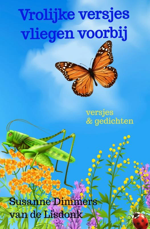 Vrolijke versjes vliegen voorbij – Susanne Dimmers-van de Lisdonk – boek cover