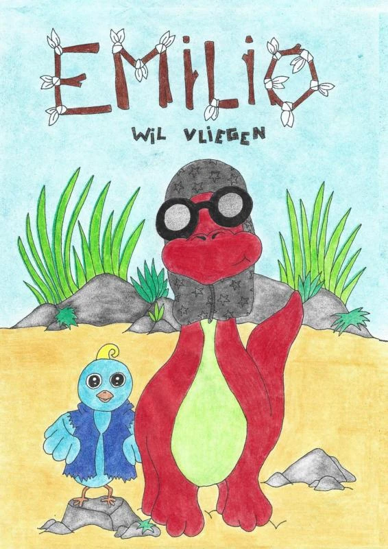 Emilio wil vliegen – Bauke Delauré – boek cover