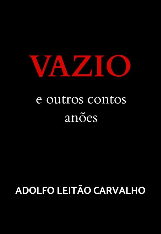 VAZIO – Adolfo Leitão Carvalho – boek cover