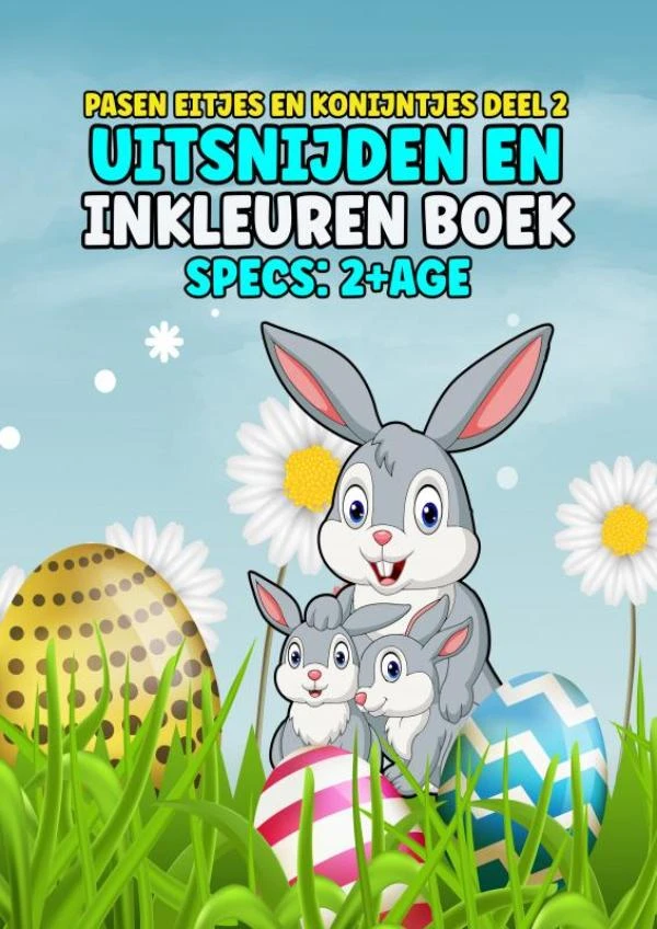 Pasen eitjes en konijntjes deel 2 – Dhr Hugo Elena – boek cover