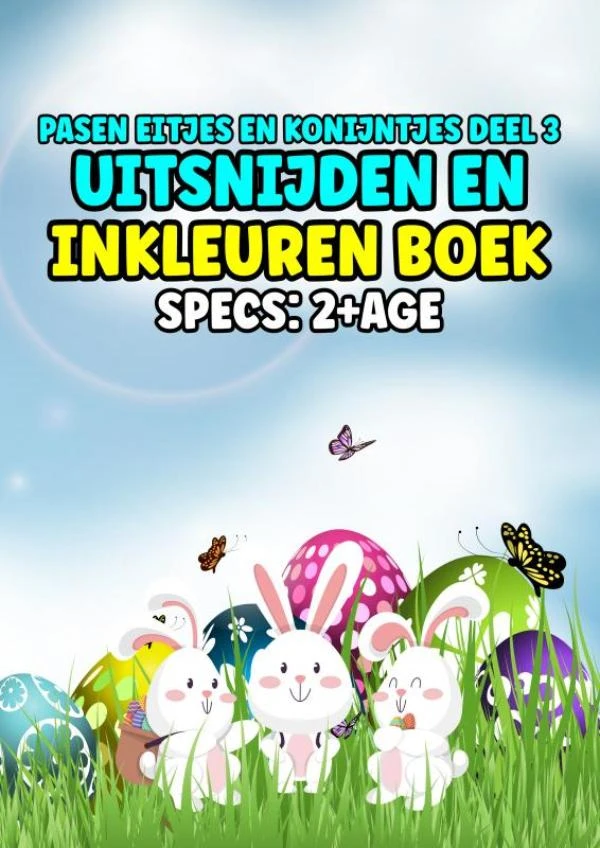 Pasen eitjes en konijntjes deel 3 – Dhr Hugo Elena – boek cover