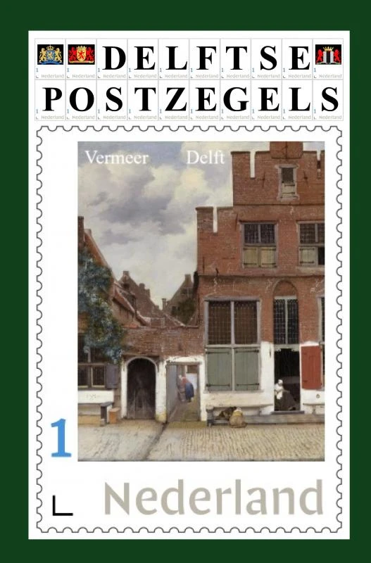Delftse Postzegels – J.W. Stolk – boek cover