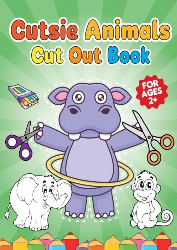 Cutsie Animals - Cut out book – Dhr Hugo Elena – boek cover