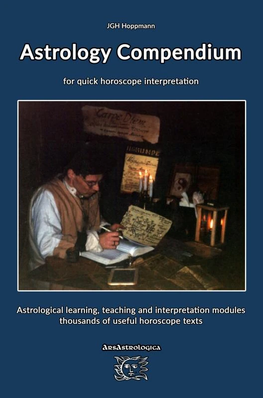 Astrology Compendium for quick horoscope interpretation – Jürgen G. H. Hoppmann – boek cover