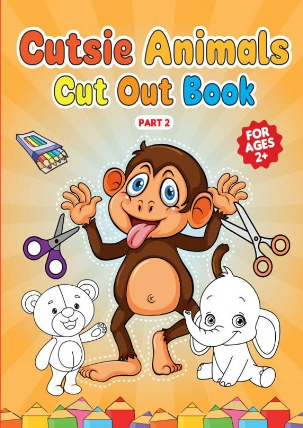 Cutsie Animals - Cut out book – Dhr Hugo Elena – boek cover