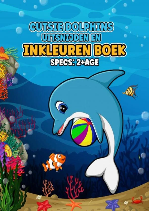 Cutsie Dolphins cut out book – Dhr Hugo Elena – boek cover