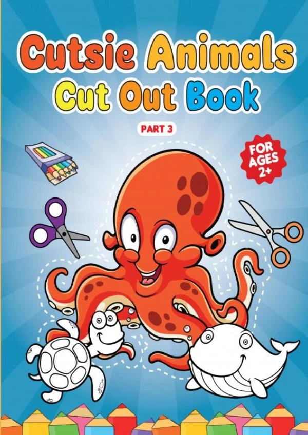 Cutsie Animals - Cut out book – Dhr Hugo Elena – boek cover