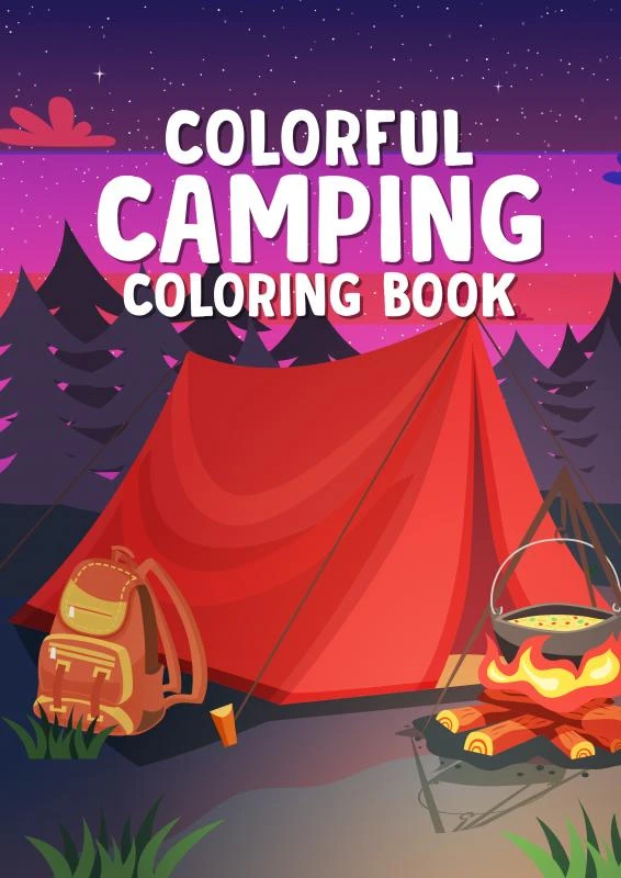 Colorful Camping – Hugo Elena – boek cover
