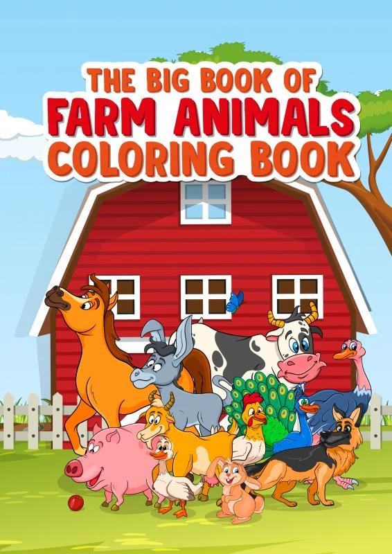 The Big Book of Farm Animals – Hugo Elena – boek cover
