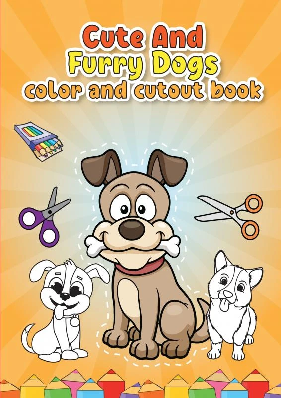 Dogs color and cutout – Hugo Elena – boek cover