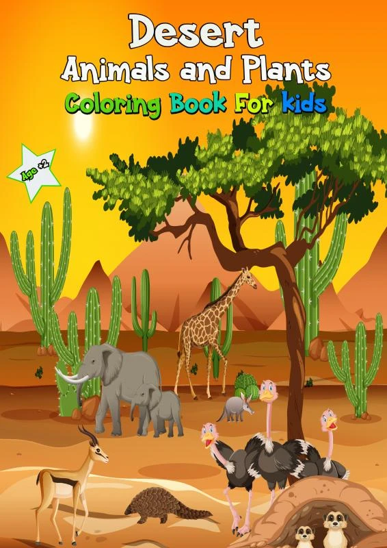 Desert Animals and Plants – Hugo Elena – boek cover