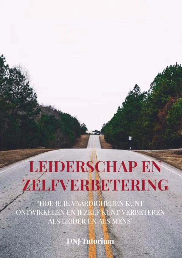 Leiderschap en Zelfverbetering – Dnj Tutorium – boek cover