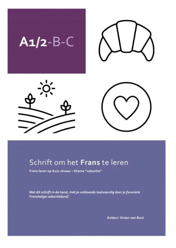 A1/2-B-C Frans – Vivian Van Buul – boek cover
