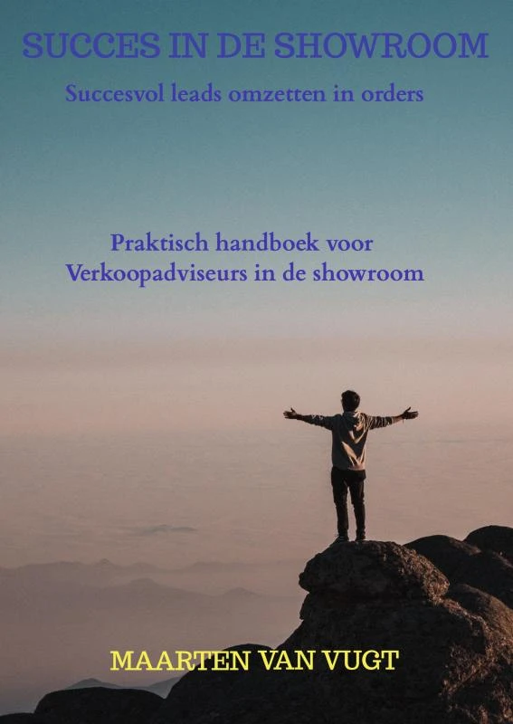 Succes in de showroom – Maarten van Vugt – boek cover