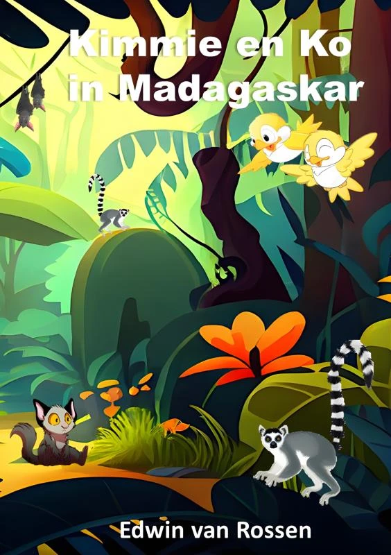 Kimmie en Ko in Madagaskar – Edwin Van Rossen – boek cover