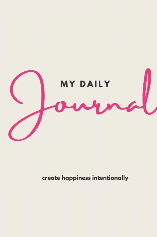 My Daily Journal – boek cover
