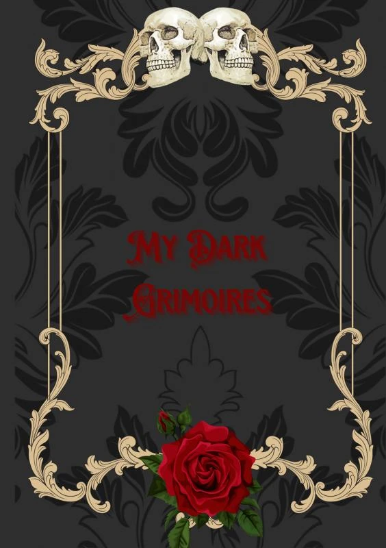 My Dark Grimoires | Gothic notebook – Jeffrey Benschop – boek cover