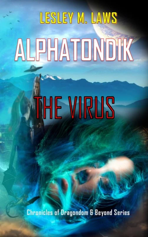 ALPHATONDIK - THE VIRUS – Lesley M. Laws – boek cover