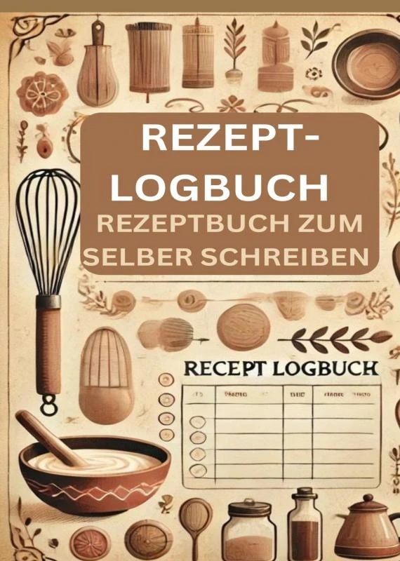 Rezept-Logbuch : Rezeptbuch zum selber schreiben Geschenkidee – Clara Eisfeld – boek cover