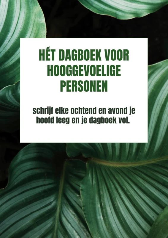 Hét dagboek voor hooggevoelige personen – Marijke Ivangh – boek cover