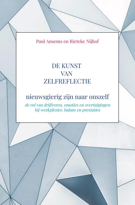 de Kunst van Zelfreflectie, nieuwsgierig zijn naar onszelf – Paul Ansems Rieteke Nijhof – boek cover