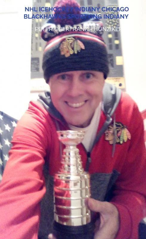 NHL icehockey indiany Chicago Blackhawks sportying indiany – Peter Oberfrank-Hunziker – boek cover