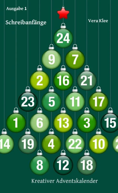 Kreativer Adventskalender – Vera Klee – boek cover