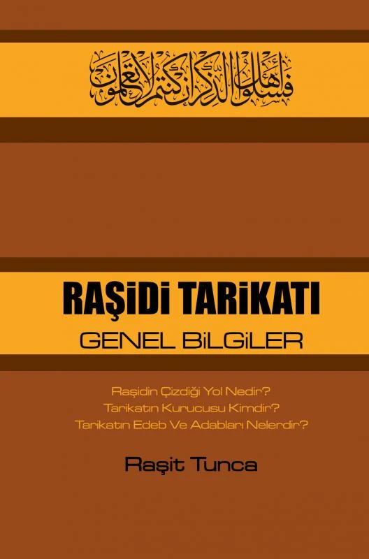 RA¿iDi TARiKATI GENEL BiLGiLER – Ra?it Tunca – boek cover