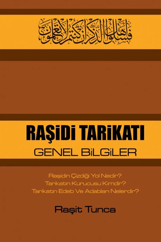 RA¿iDi TARiKATI GENEL BiLGiLER – Ra?it Tunca – boek cover