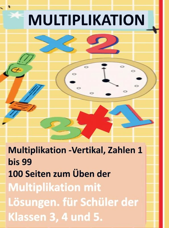 MULTIPLIKATION:1500 Multiplikationsaufgaben – Josephina Dorfmann – boek cover