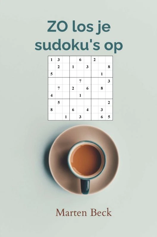 ZO los je sudoku's op – Marten Beck – boek cover
