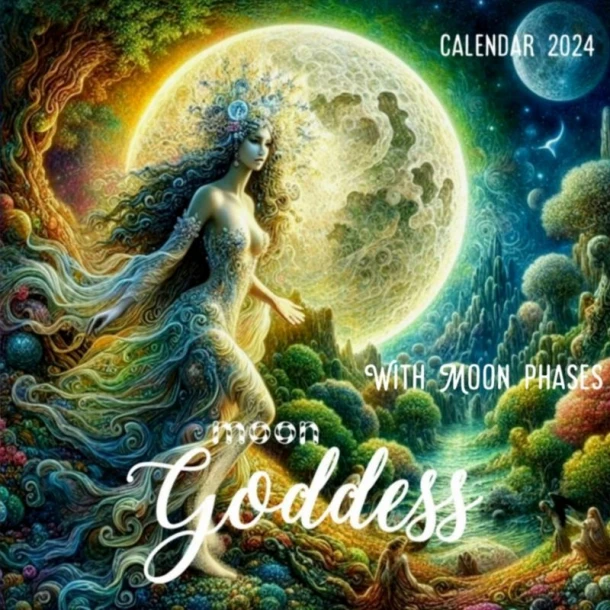 Moon Goddess with Moon phases – Liana J.F. Romeijn – boek cover