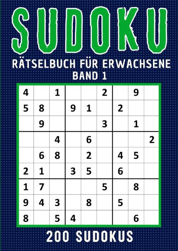 Sudoku Rätselbuch für erwachsene - Band 1 – Rätselly Verlag – boek cover
