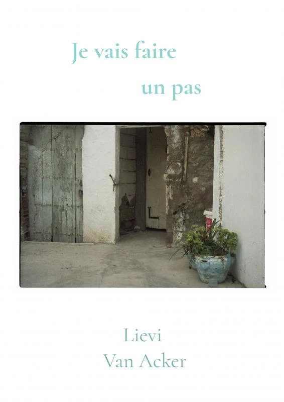 Je vais faire un pas – Lievi Van Acker – boek cover