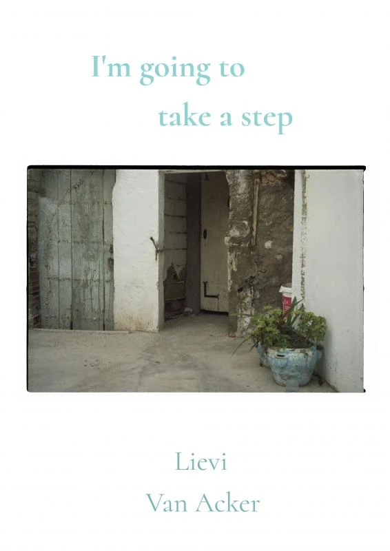 I'm going to take a step – Lievi Van Acker – boek cover