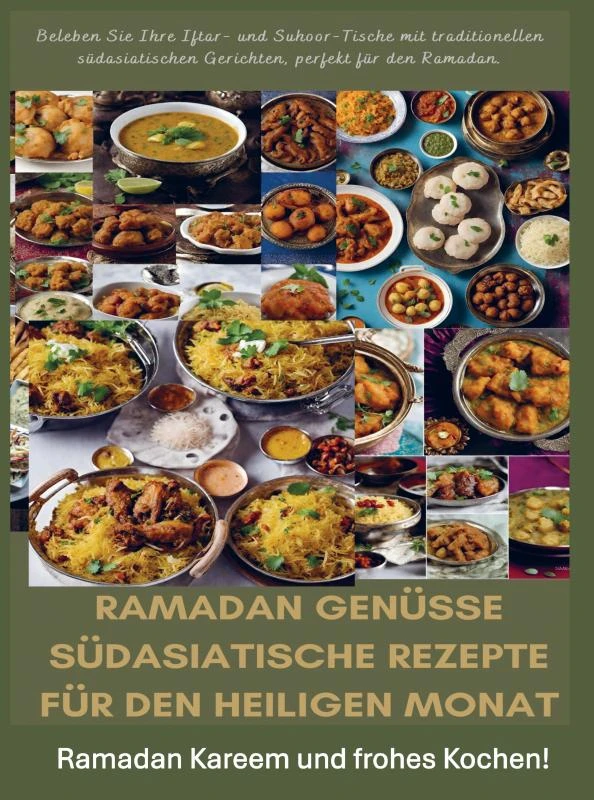 Ramadan Genüsse: Südasiatische Rezepte für den heiligen Monat: Ramadan Kareem und frohes Kochen! – Fridaus Yussuf – boek cover
