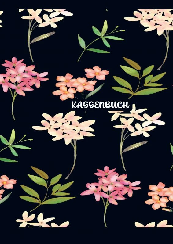 Kassenbuch gebunden A4: Cash book bound A4 – Sarah Ludwig – boek cover