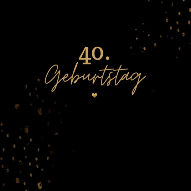 40. Geburtstag- Gästebuch Blanko – Julia S. Klein – boek cover