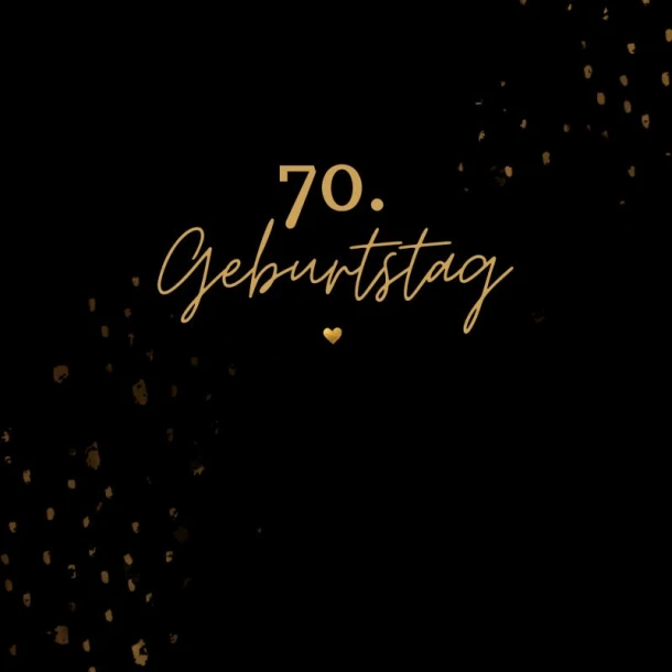 70. Geburtstag- Gästebuch Blanko – Julia S. Klein – boek cover