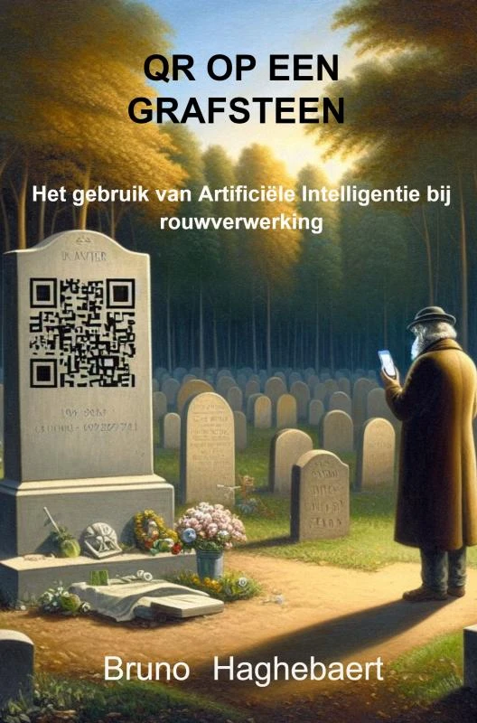 QR op een grafsteen – Bruno Haghebaert – boek cover