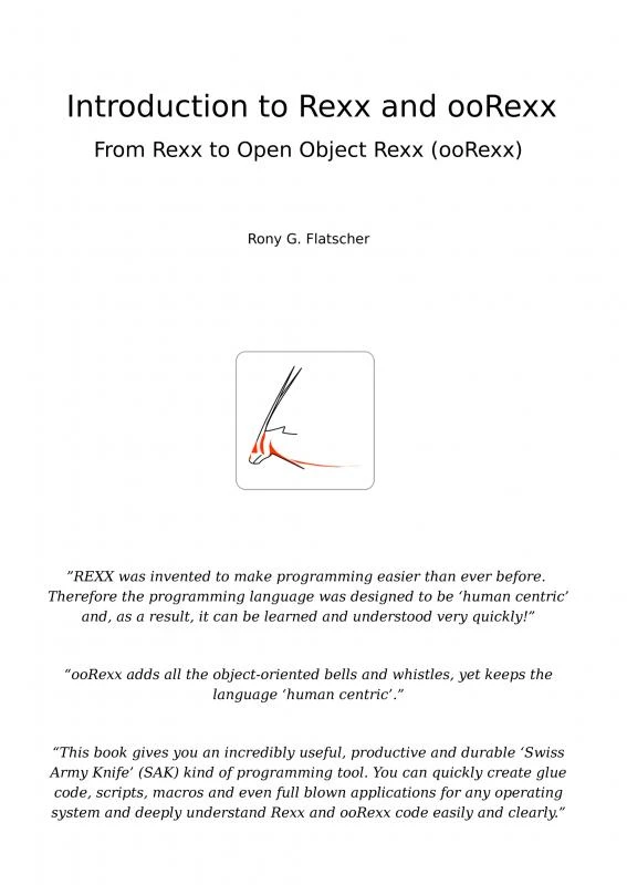 Introduction to Rexx and ooRexx – Rony G. Flatscher – boek cover