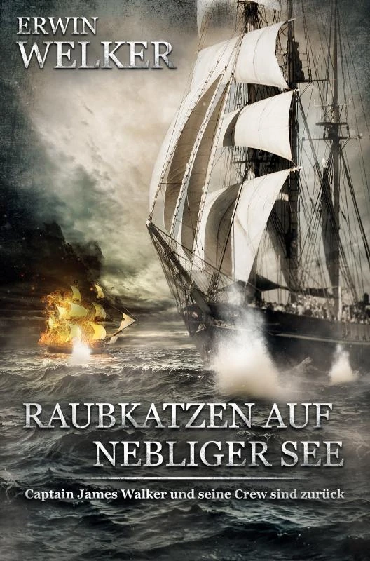 Raubkatzen auf nebliger See – Erwin Welker – boek cover