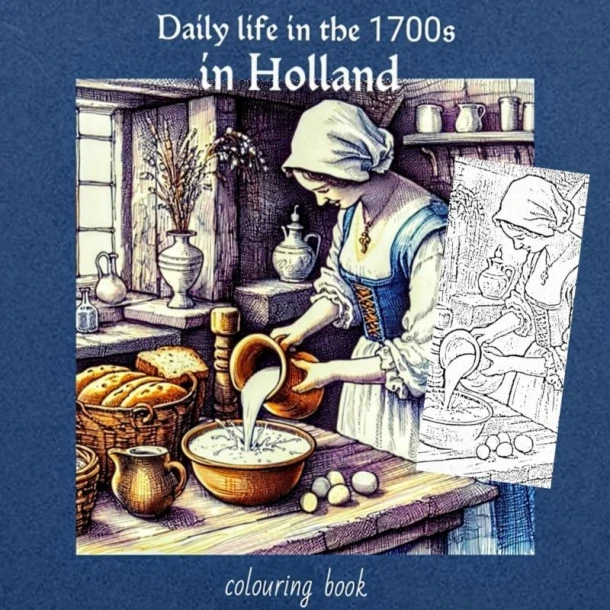 Daily life in 1700s in Holland – Liana J.F. Romeijn – boek cover