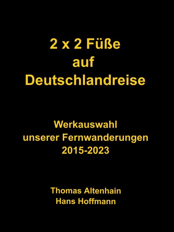 2 x 2 Füße auf Deutschlandreise – Thomas Altenhain Hans Hoffmann – boek cover