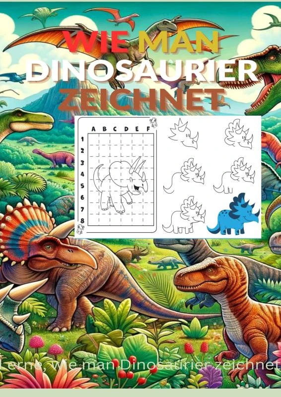 Wie man Dinosaurier zeichnet – Tizi Lausmann – boek cover