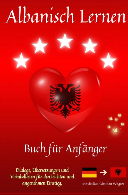Albanisch lernen – Maximilian Sebastian Wagner – boek cover
