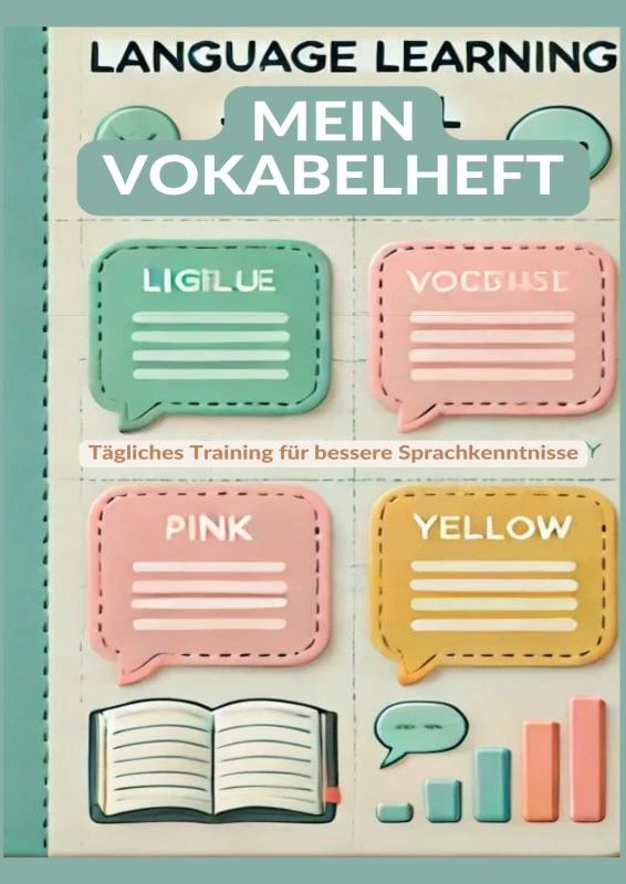MEIN VOKABELHEFT: mit 4 Spalten – Anna Schreiber – boek cover