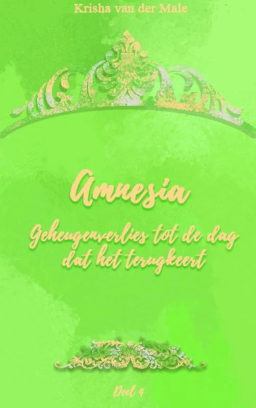 Amnesia ā Krisha Van der Male ā boek cover